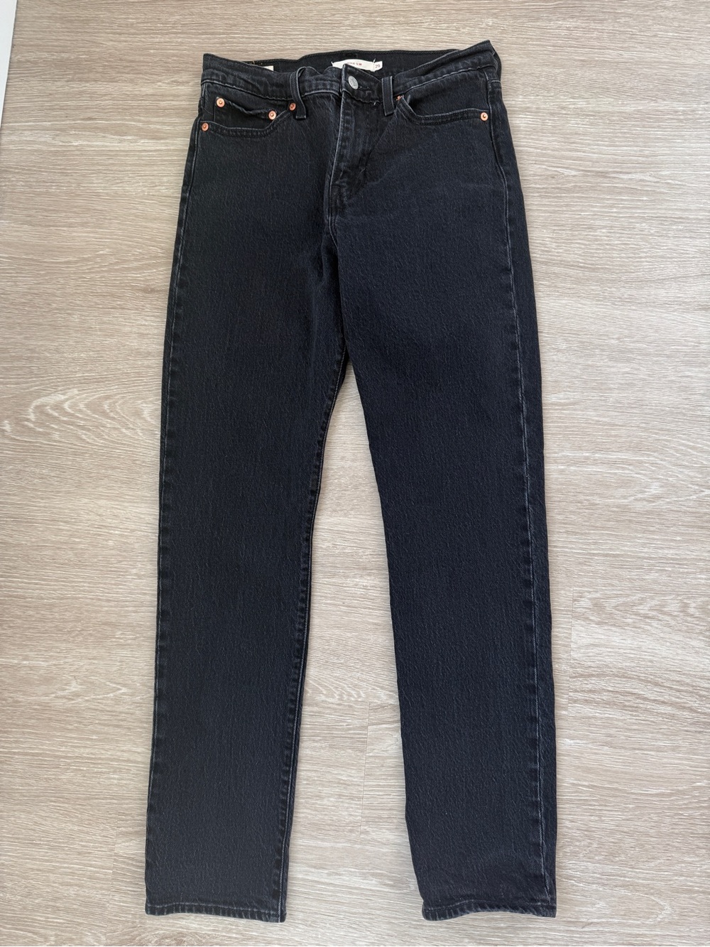 Levi’s Wedgie Slim Black Jeans 29x32